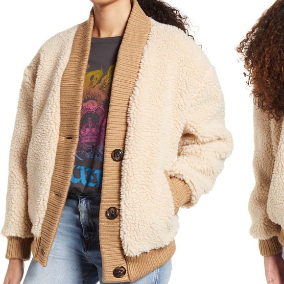 BP | Teddy Cardigan Coat NWT | XS - Picture 2 of 11